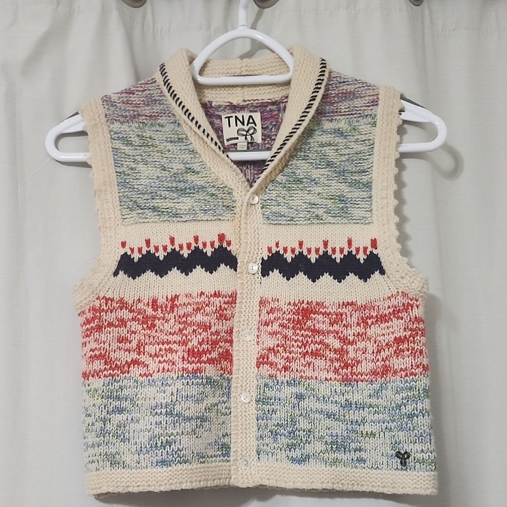 TNA Colorful Knit Vest